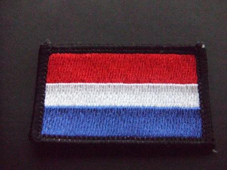 Nederlandse leger driekleur badge schouderembleem